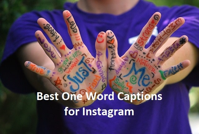 Best One Word Captions for Instagram