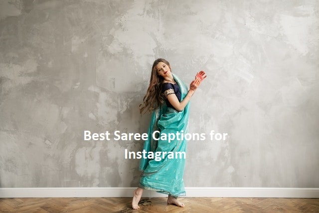 black saree caption | One word instagram captions, Saree quotes, Good  instagram captions