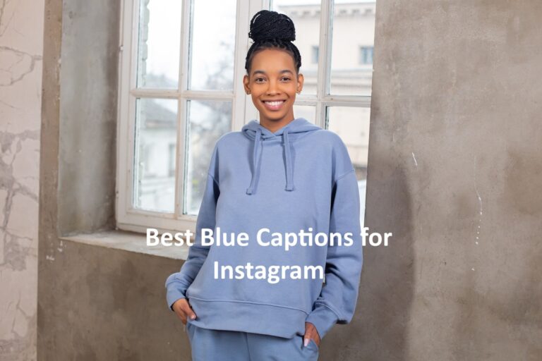 Blue Captions for Instagram