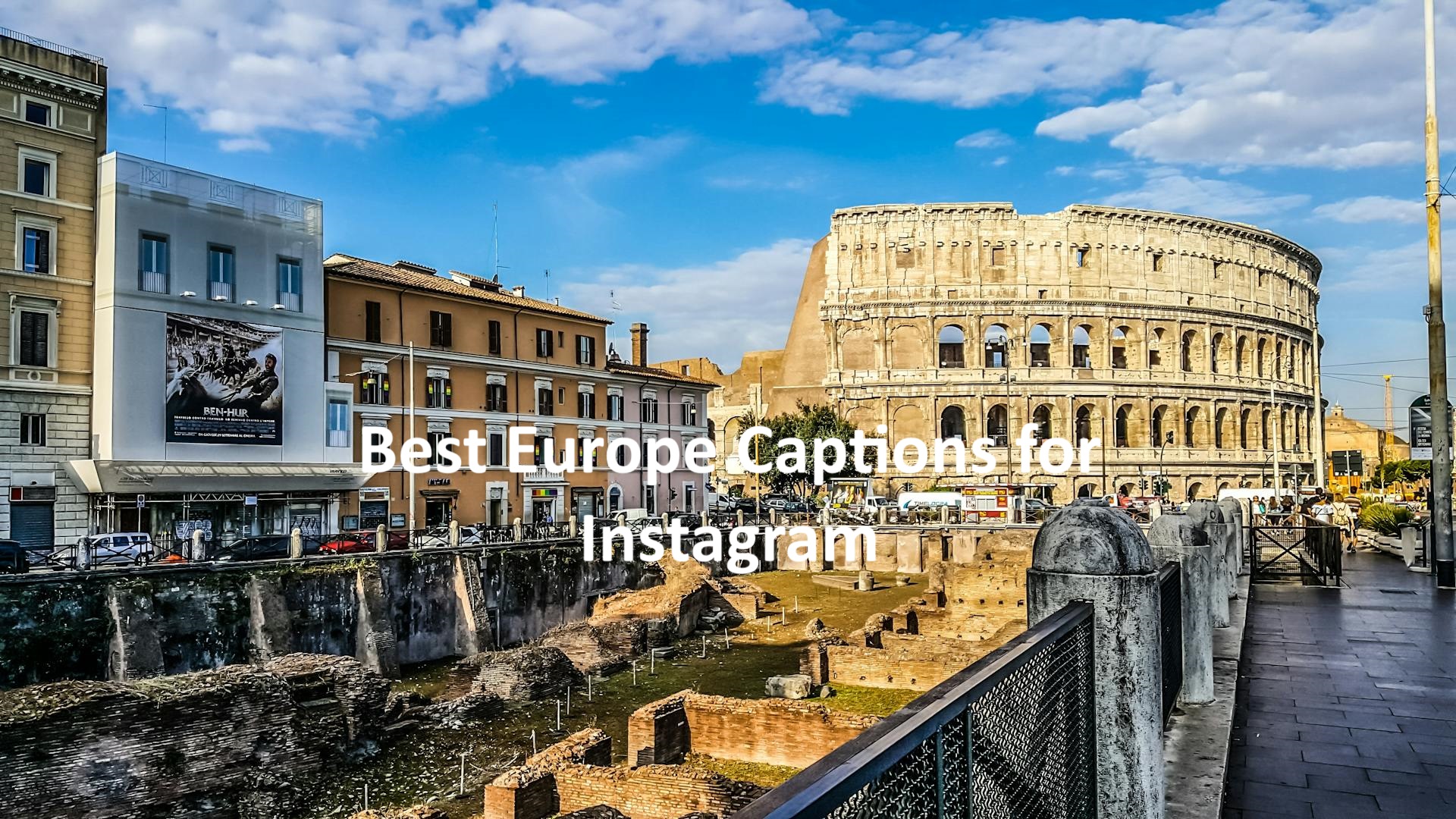 Europe Captions for Instagram
