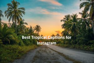 Tropical Captions for Instagram