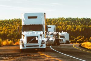 Truck Captions for Instagram