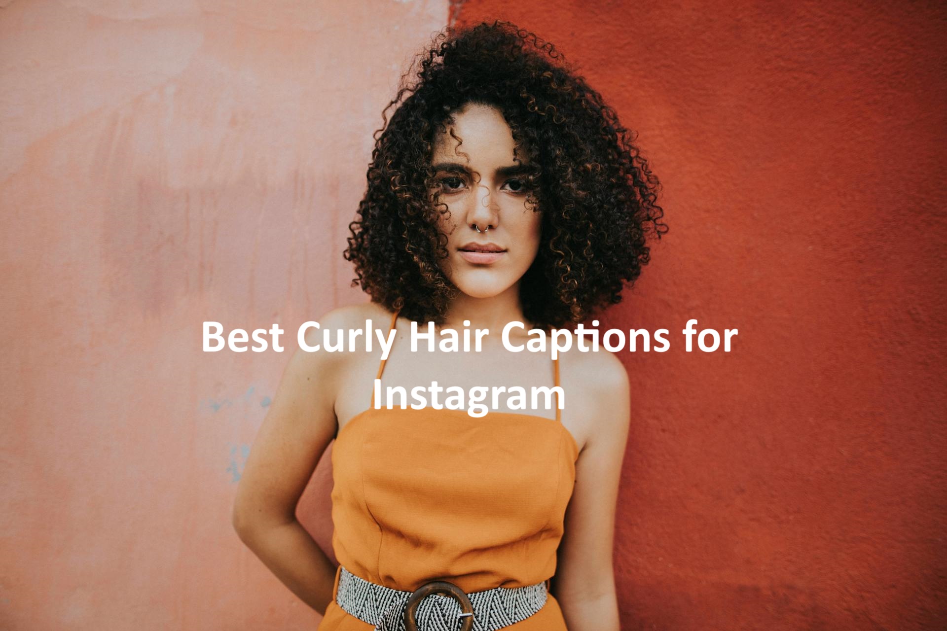 Curly Hair Captions for Instagram