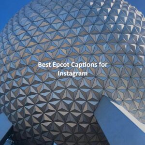 Epcot Captions for Instagram