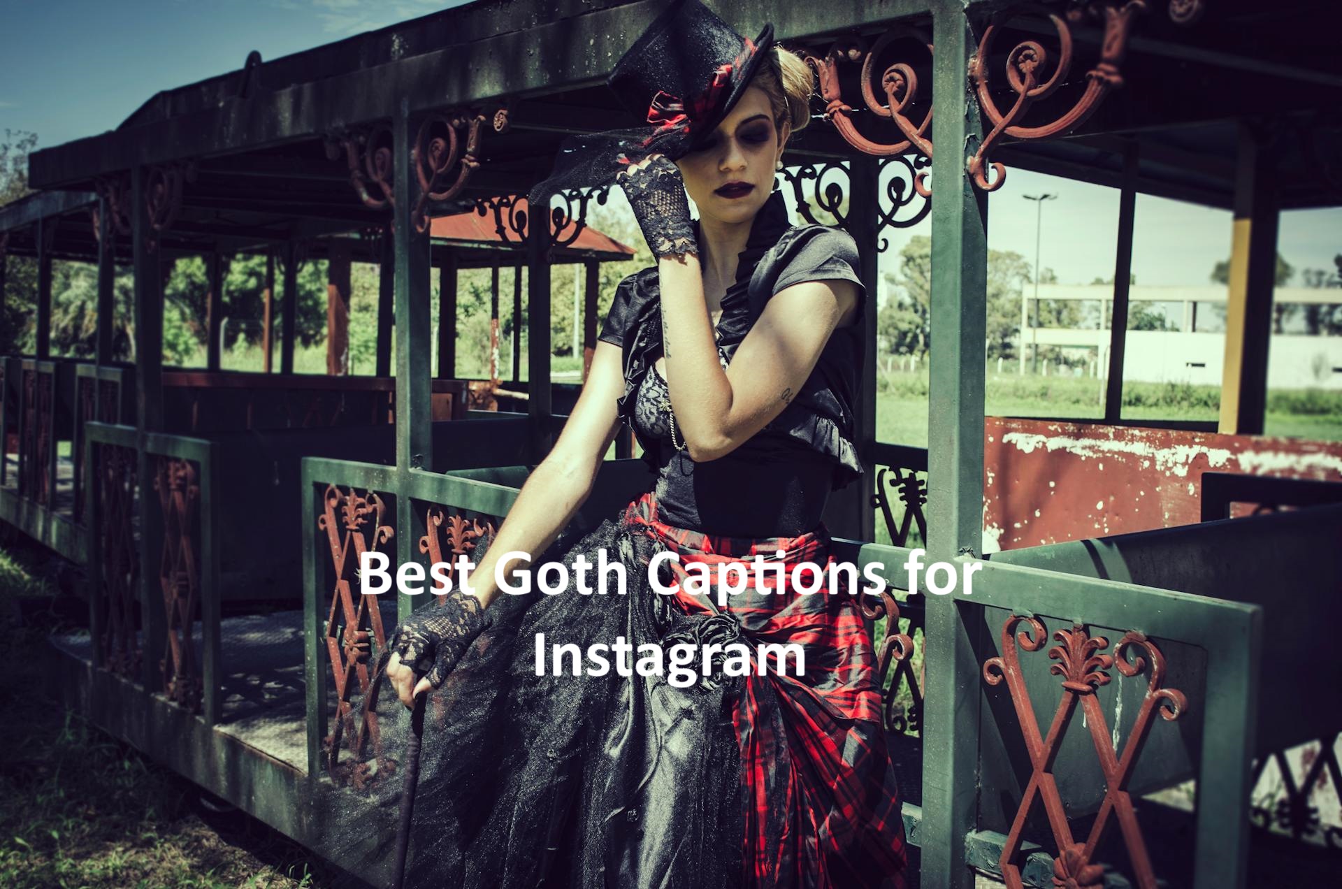 Goth Captions for Instagram