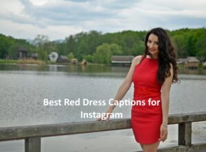 Red Dress Captions for Instagram