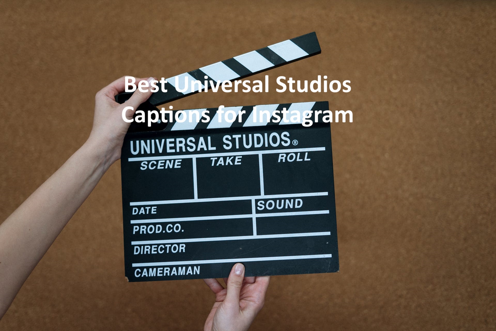 Universal Studios Captions for Instagram